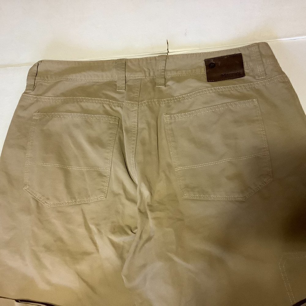 Men's Marmot Khaki Nylon Hiking Pants Size 34 - Picture 4 of 9